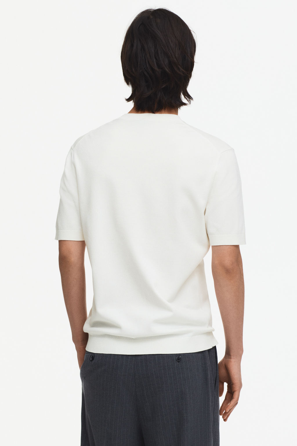 Camiseta de punto Slim Fit - H&m фото 7