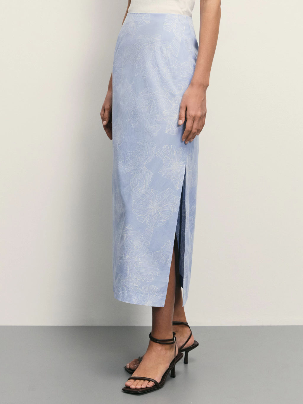 Юбка миди прямого кроя / Zarina  фото 4