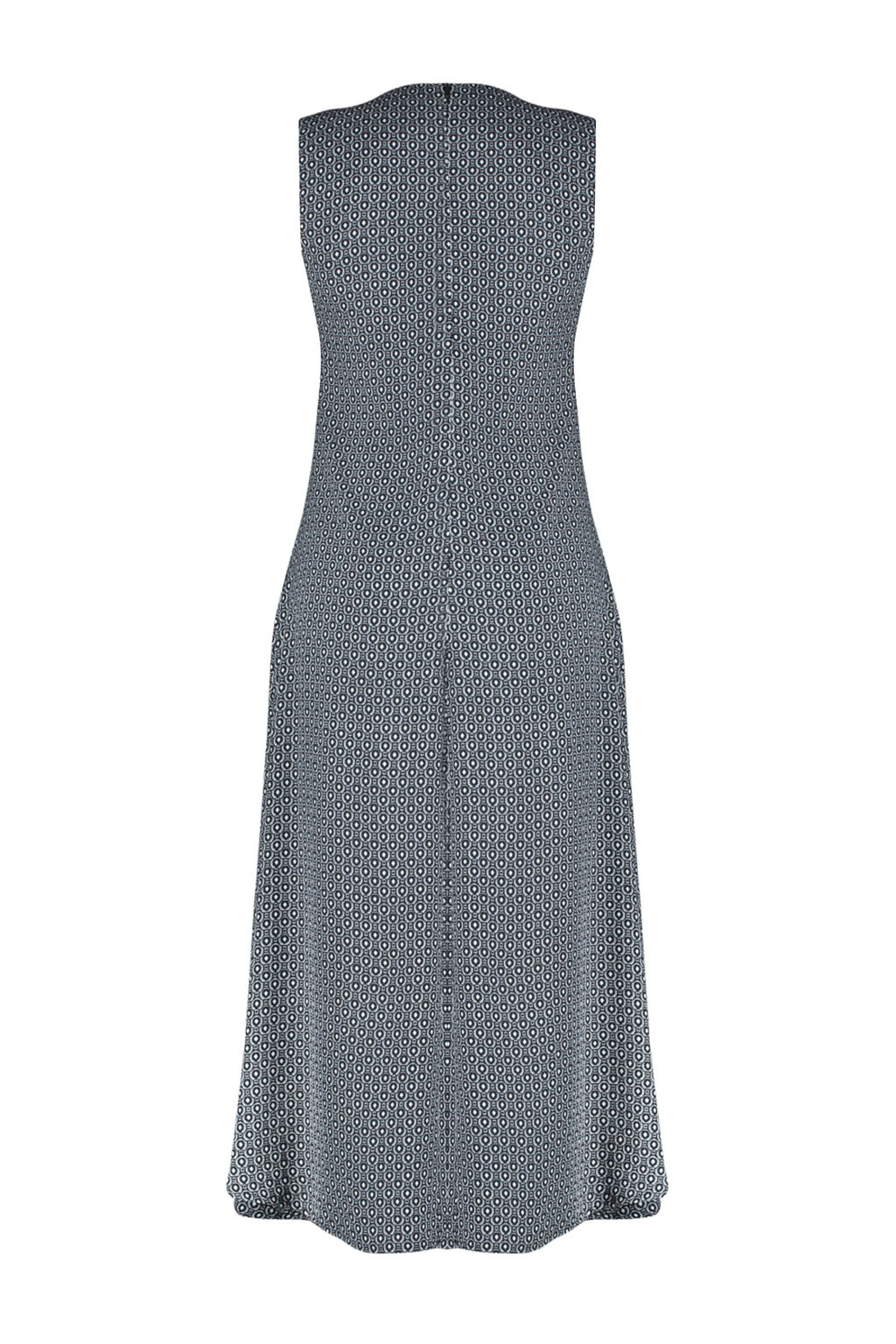 SiyahGeometrik Desenli Duz Kesim Midi Dokuma Elbise TWOSS24EL00706 - Trendyolmilla фото 8