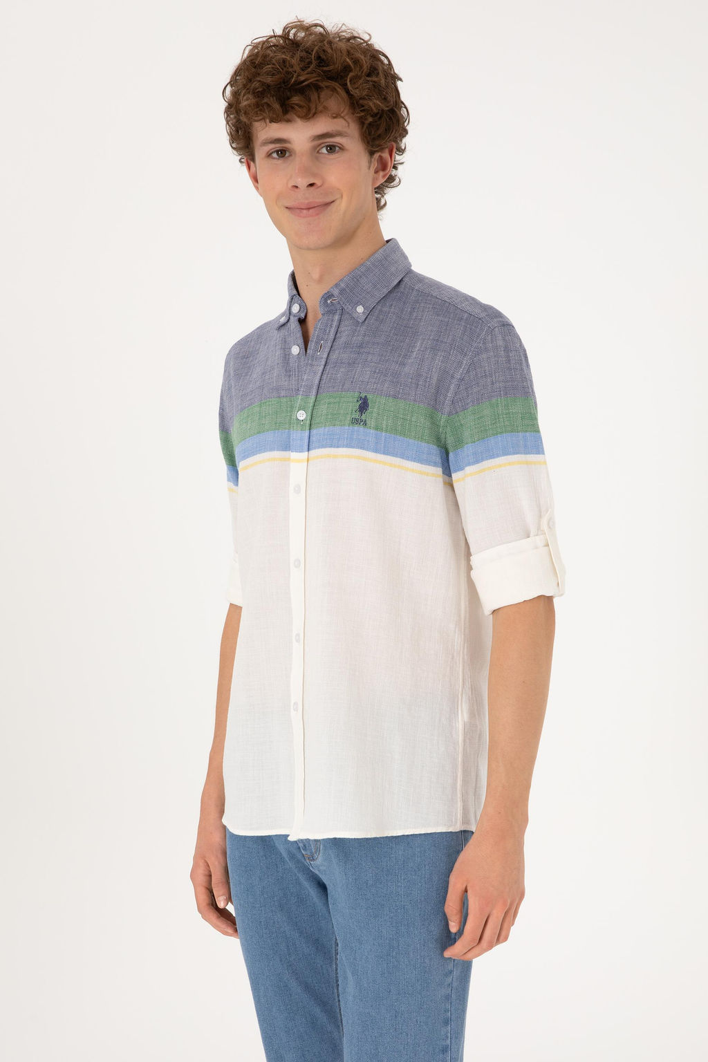 Erkek Lacivert Uzun Kollu G_mlek Sepette S_rpriz _ndirim - U.s. polo assn фото 3