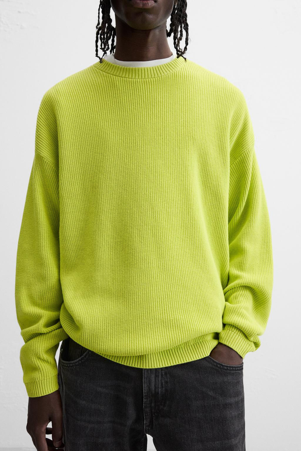 TEXTURED COTTON SWEATER - Zara фото 5