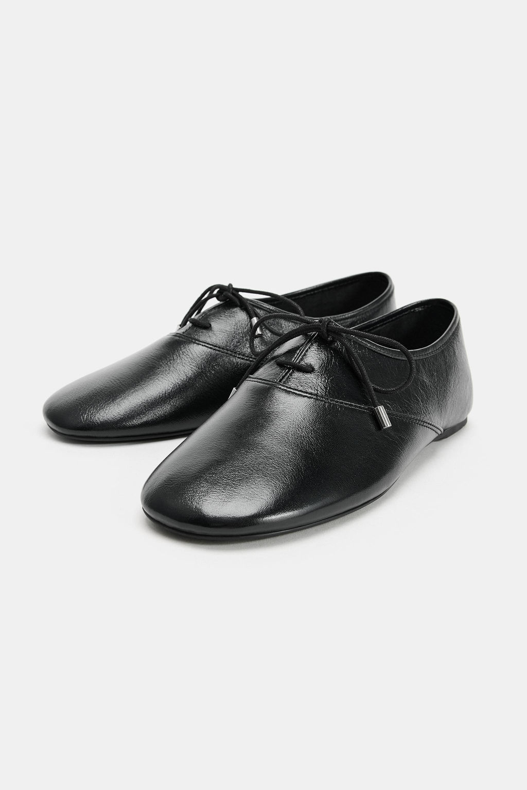 ZAPATO BLUCHER PIEL SOFT / Negro - Zara фото 2