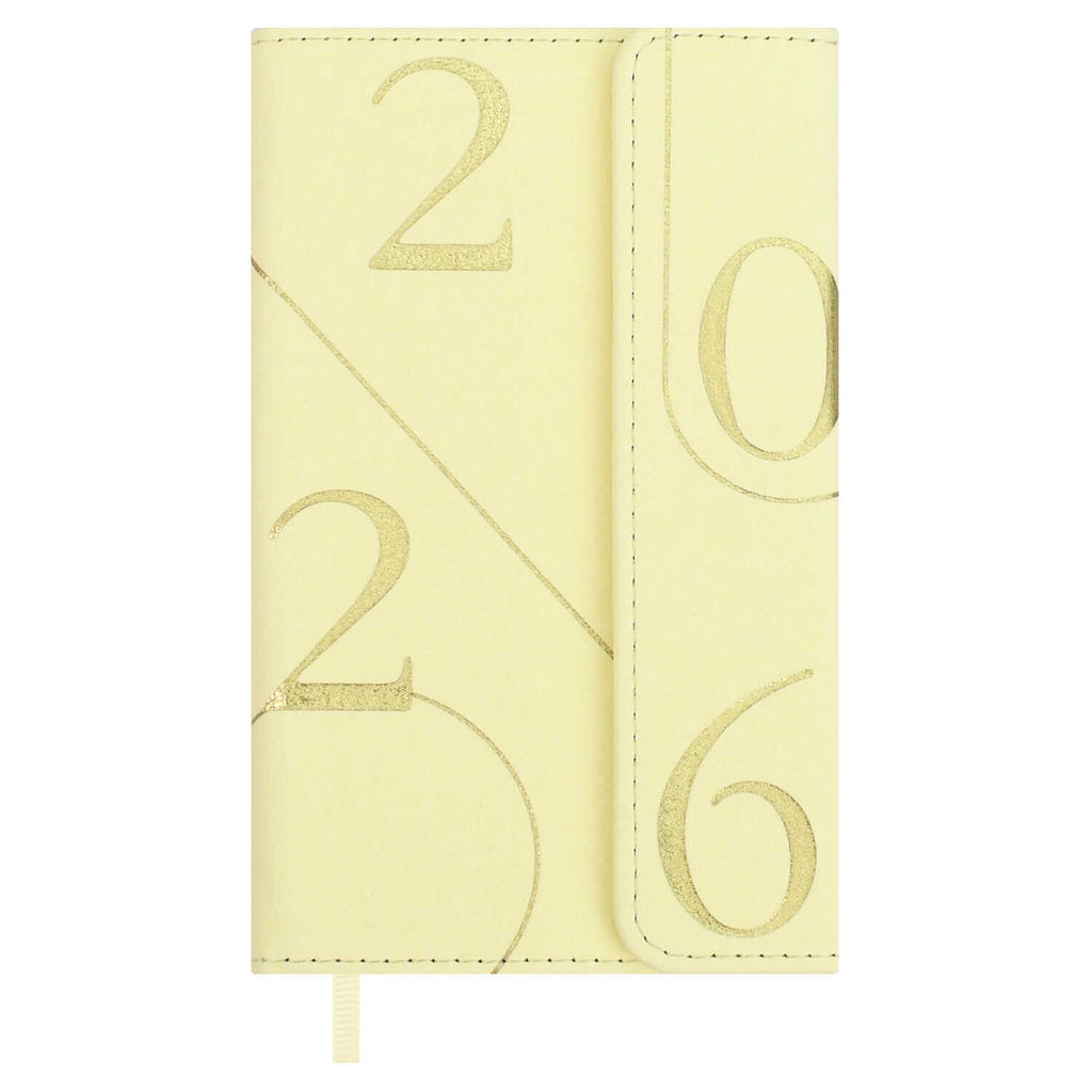 Еженедельник датированный 2026 ESCALADA, 95х155 мм, 64 л., арт. 70355/ 40 БЬЯНЧИНИ ЖЁЛТЫЙ