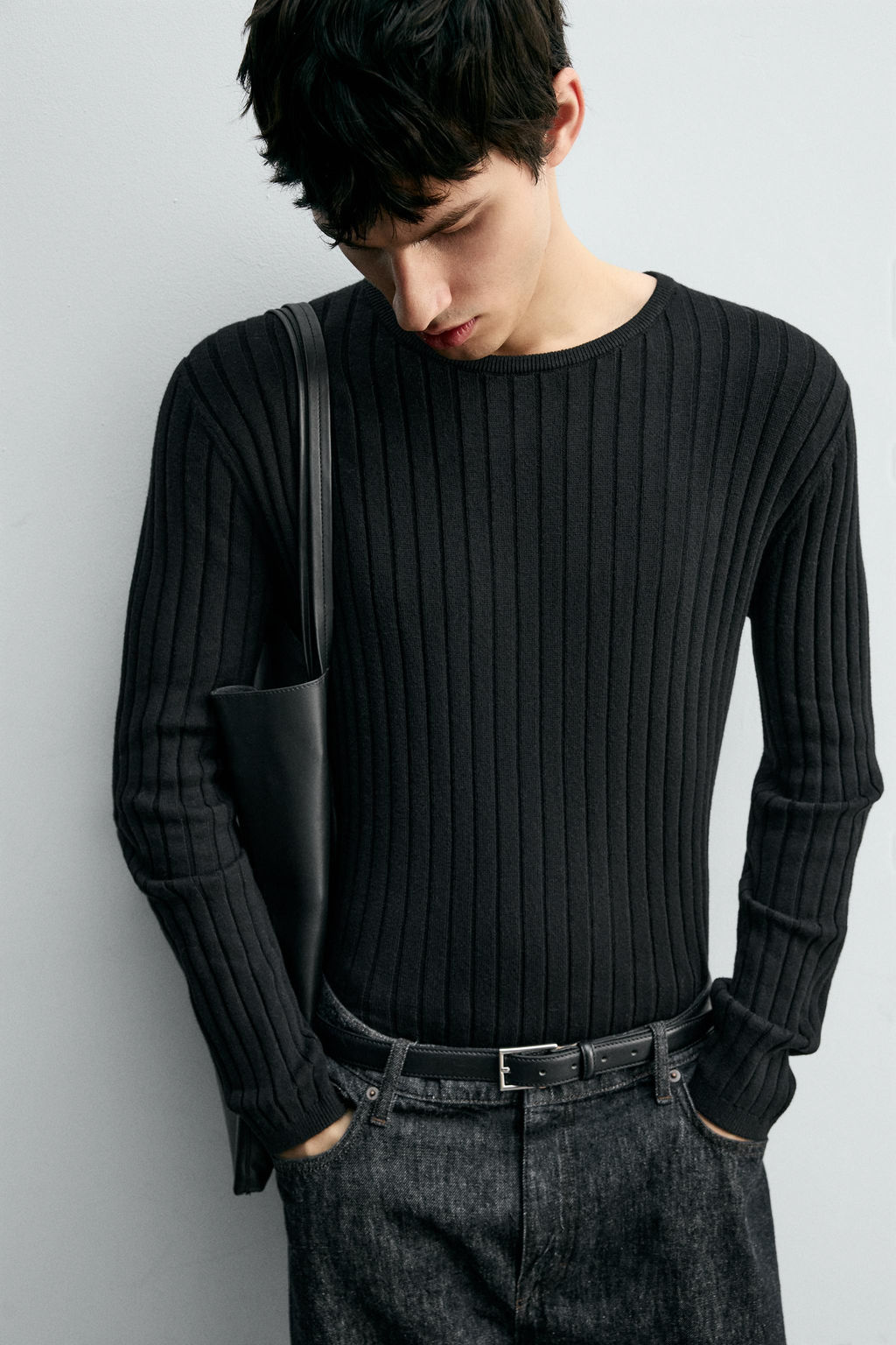RIBBED TEXTURED JUMPER - Zara фото 5