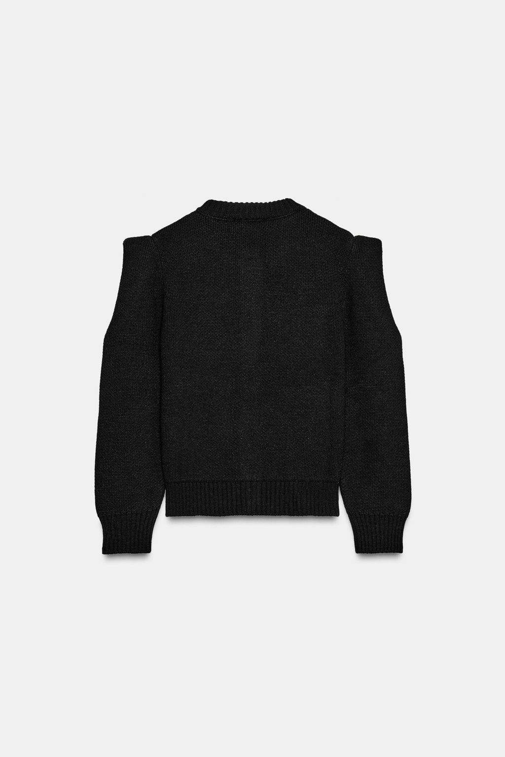 SHOULDER PAD KNIT CARDIGAN - Zara фото 7