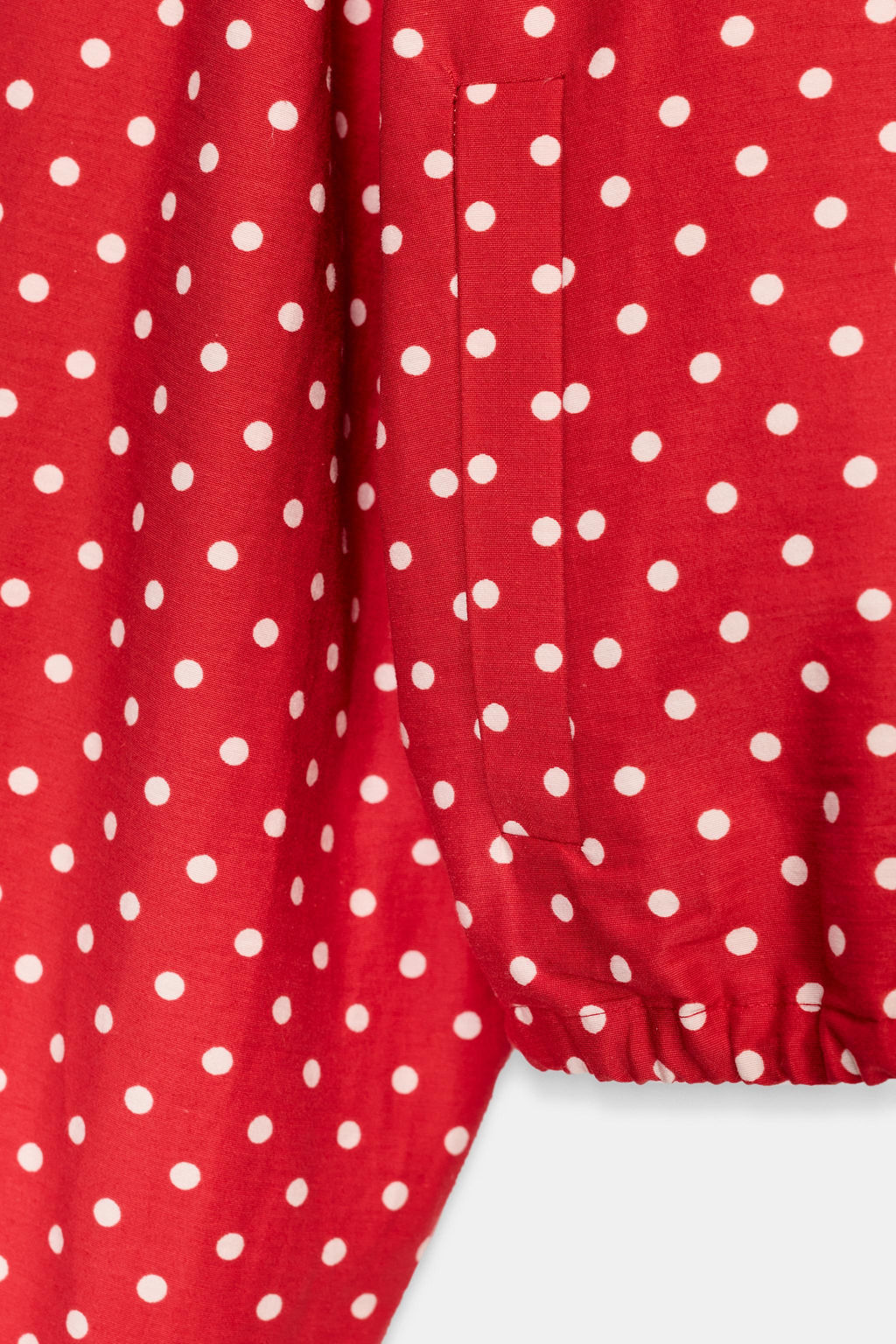 CHAQUETA ABULLONADA LUNARES / Rojo / Blanco - Zara фото 10