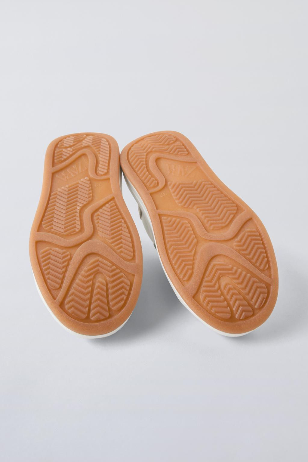 LEATHER PLIMSOLLS WITH STRAPS - Zara фото 12