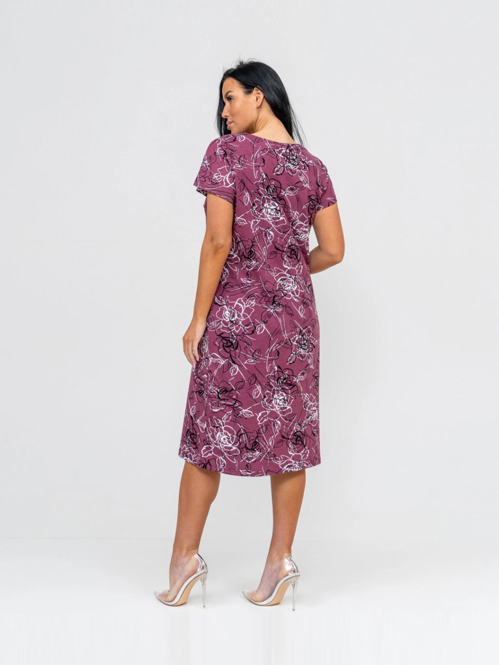 Платье женское, цвет красный