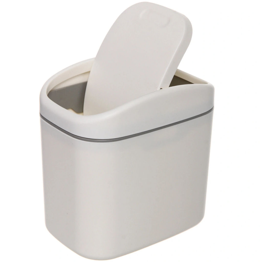 Контейнер для мусора "Vogue"1,5л белый