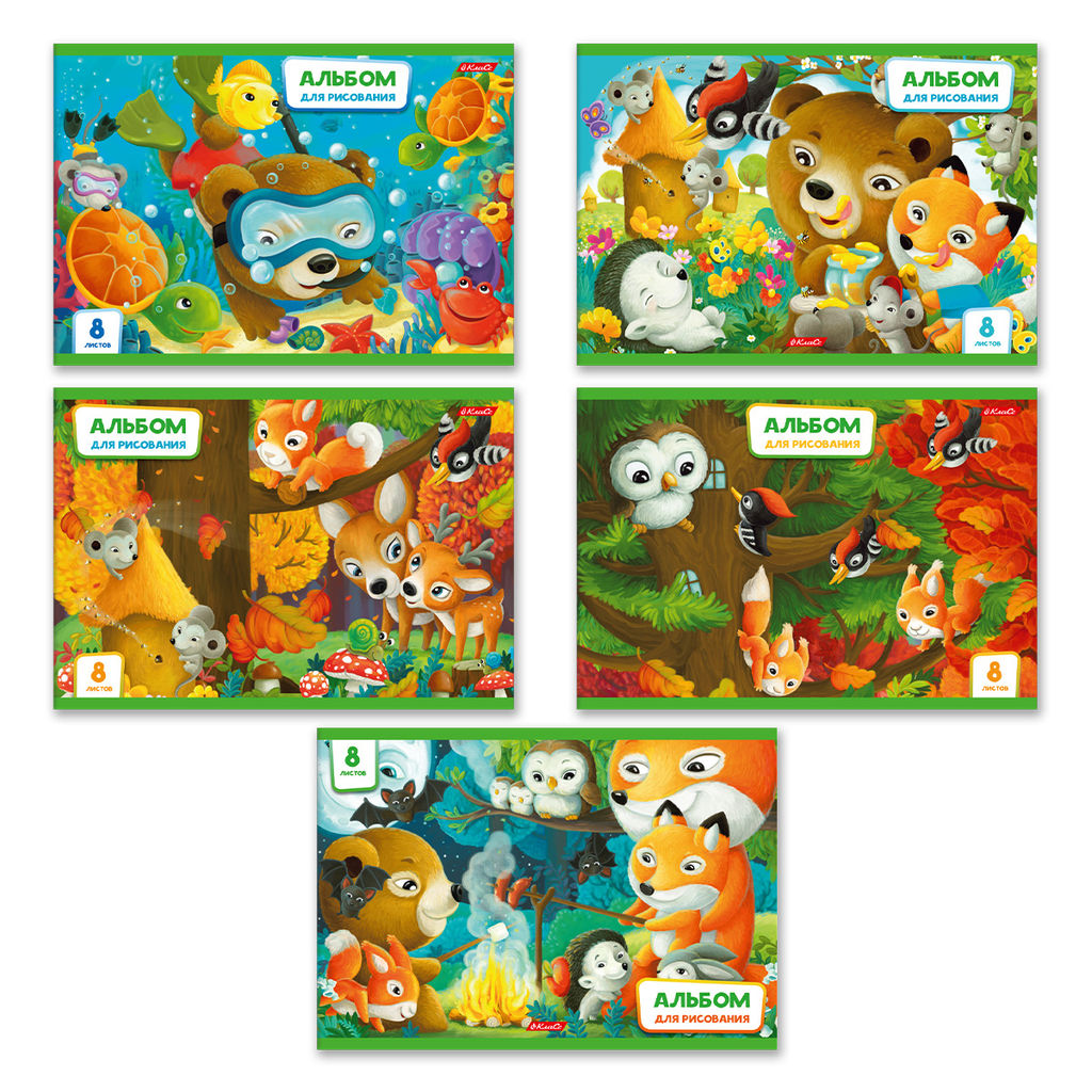 Светоч 8АЛСК4_1_3_9 Альбом для рисования 100 г/м2 A4 29 х 20.5 см 20 шт. на скобе 8 л. 000679 Райдер  фото 11