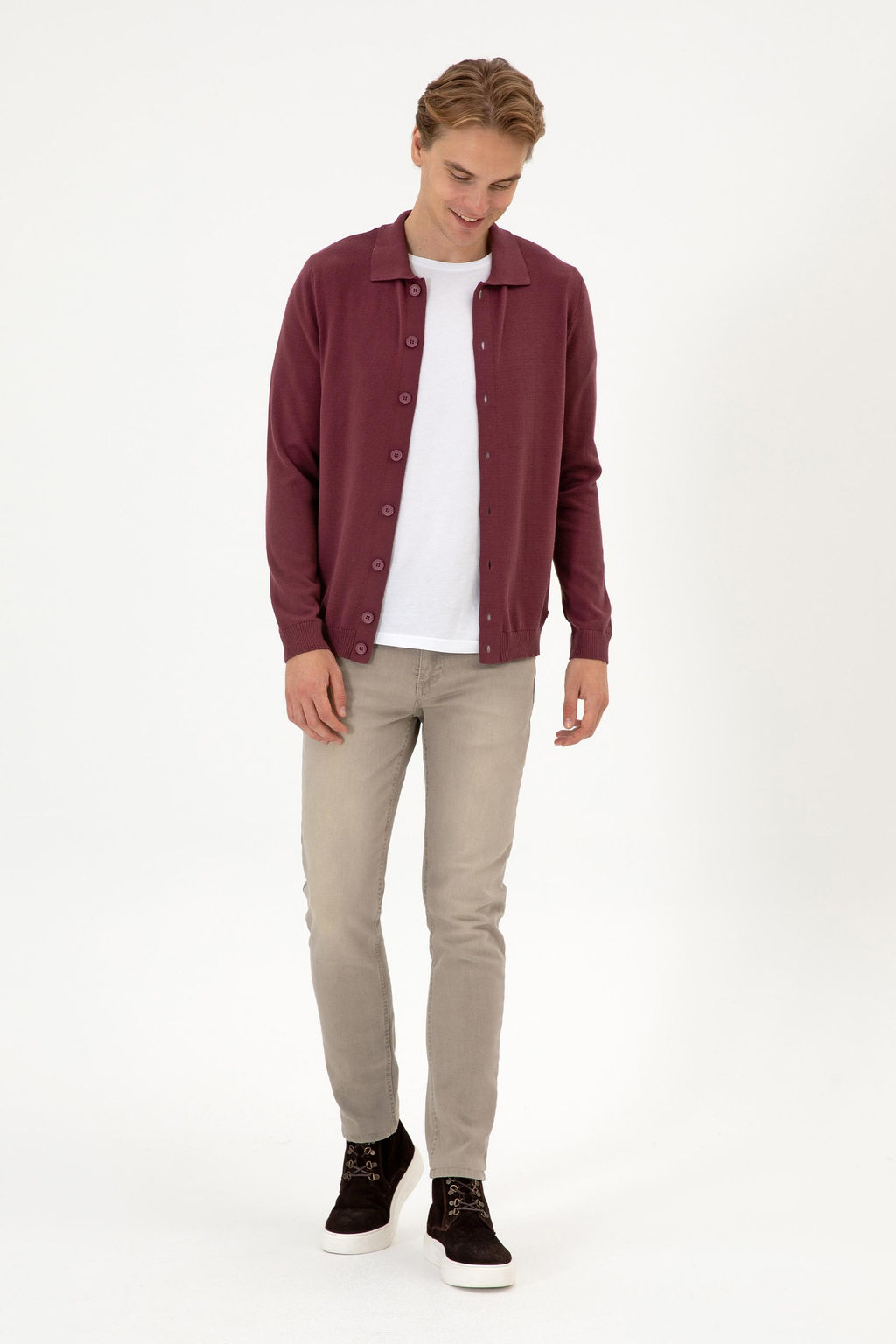 Erkek Bordo Basic Triko H_rka - U.s. polo assn фото 4