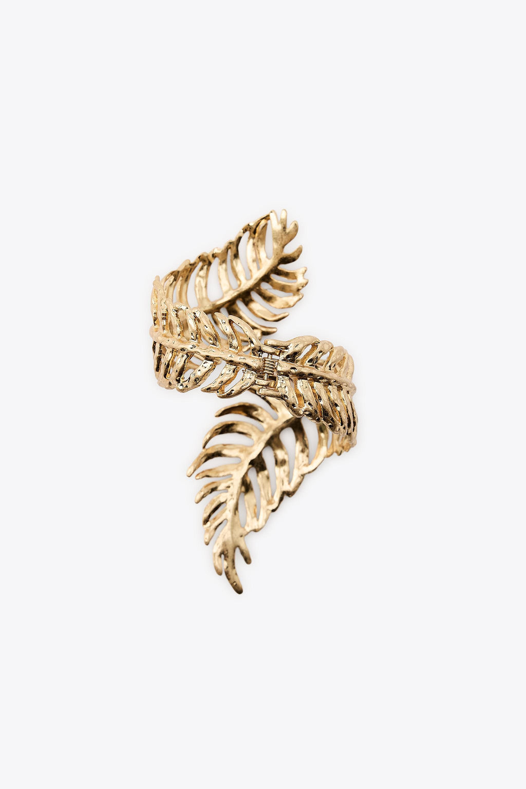 ARECA LEAF TWISTED BANGLE BRACELET - Zara фото 3
