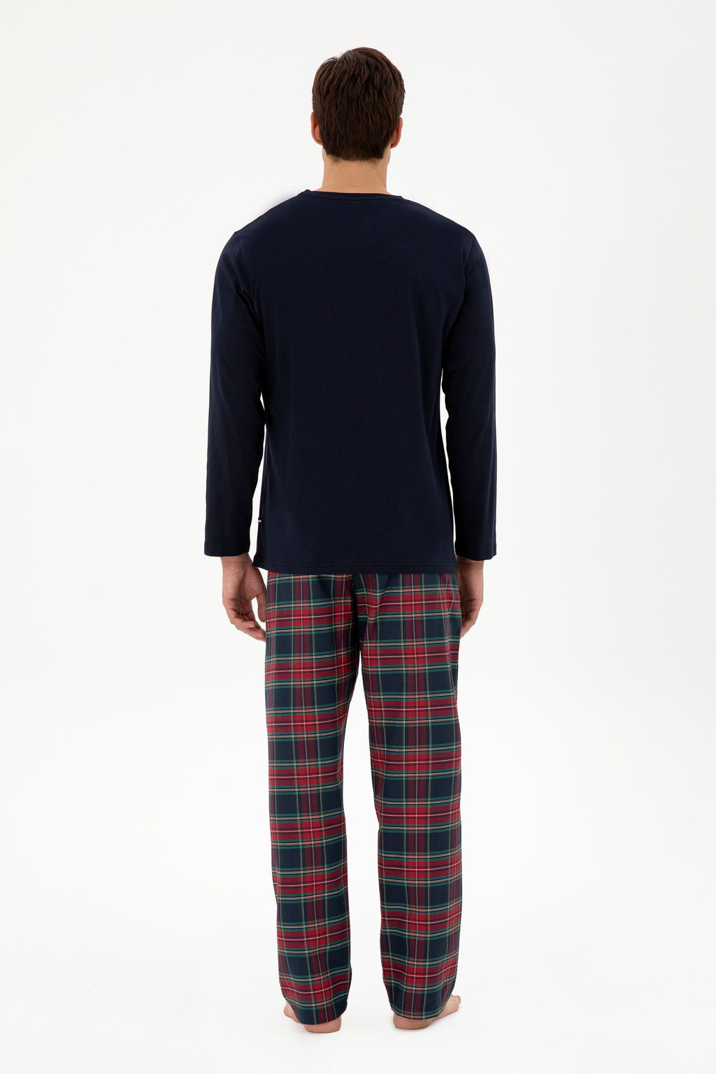 Мужской темно-синий пижамный комплект Неожиданная скидка в корзине - U.s. polo assn фото 4