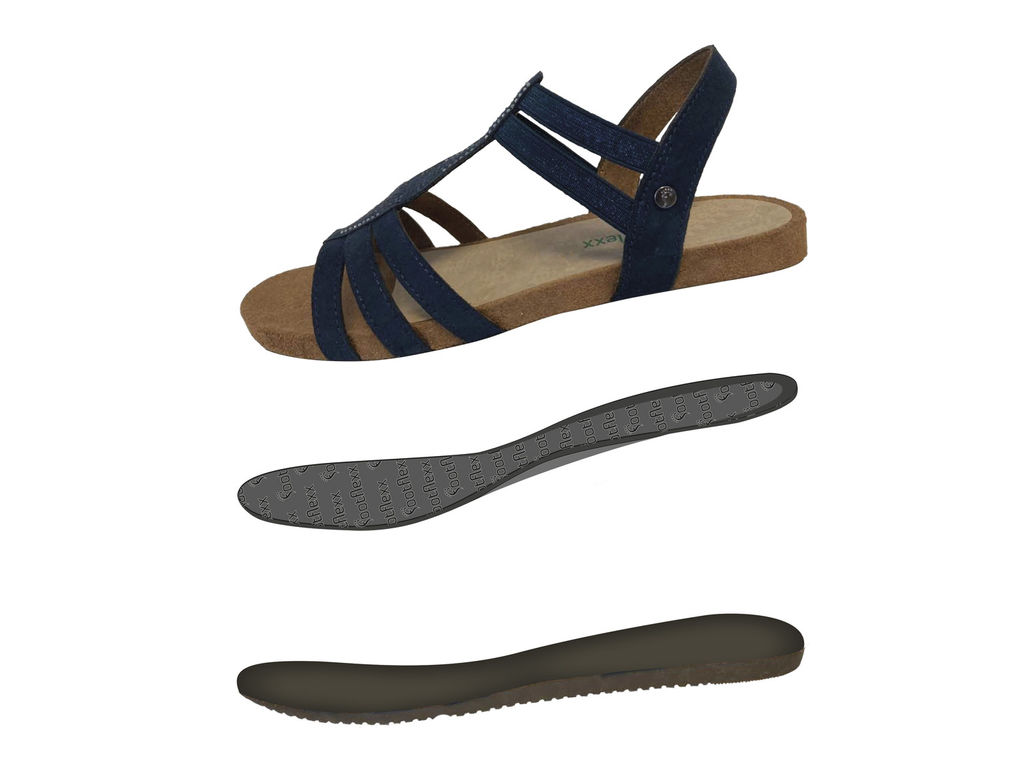 Женские сандалии Footflexx ширина G - Esmara фото 9