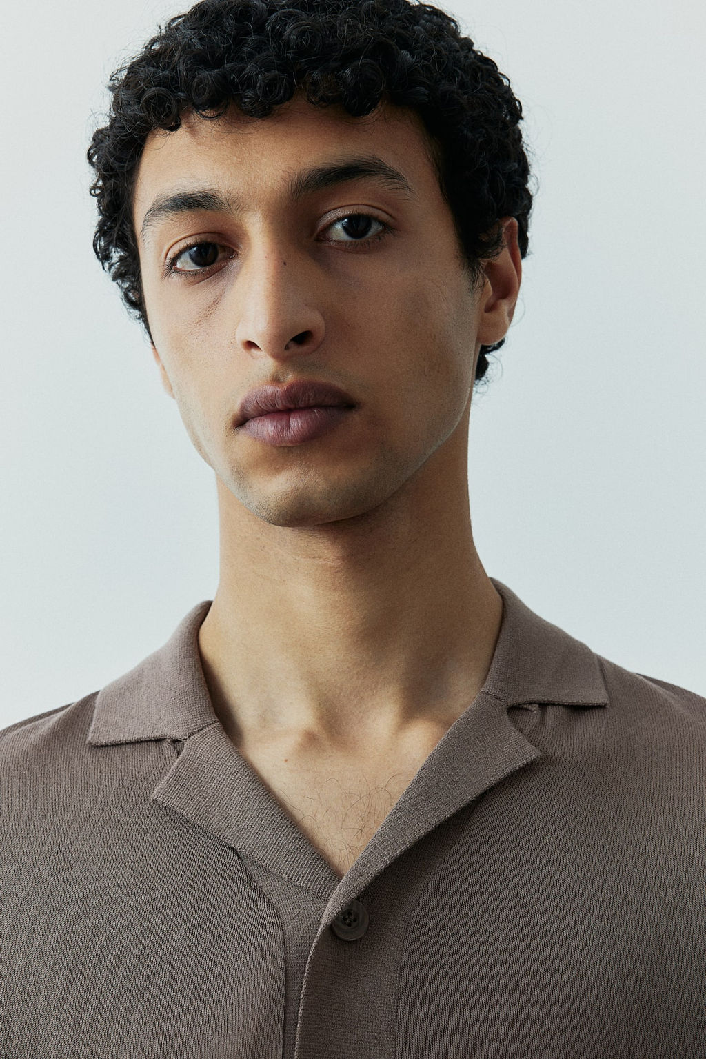 Camisa resort de punto Regular Fit - H&m фото 2
