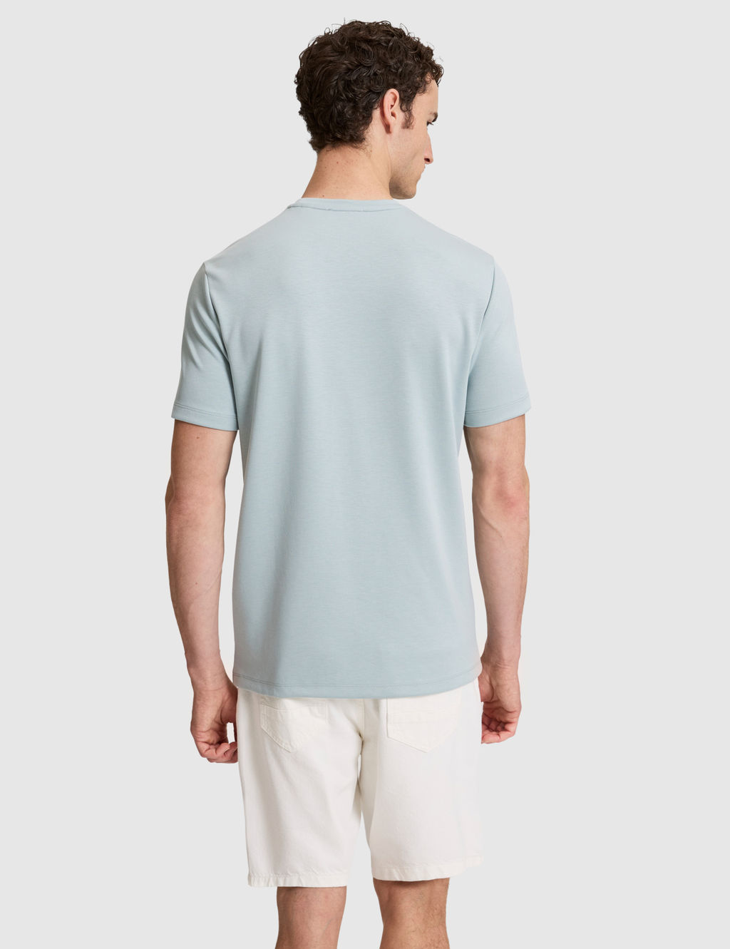 Koyu Mint Regular Fit Bisiklet Yaka Ti__rt