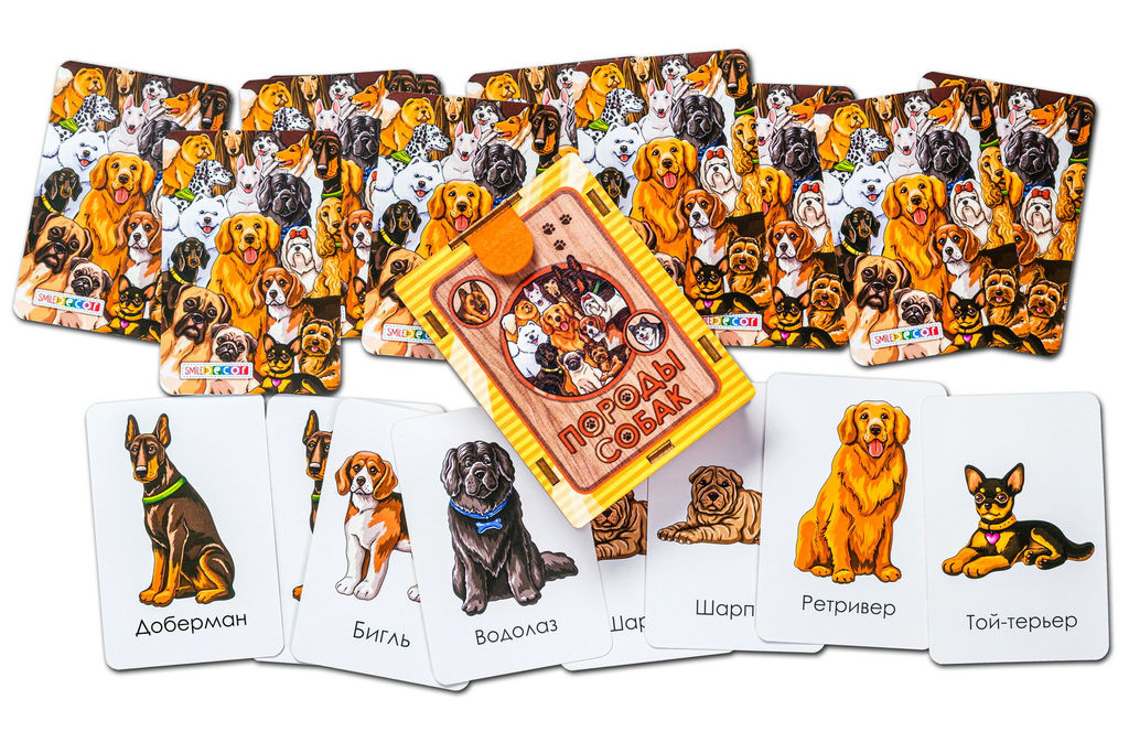 Набор карточек Породы собак - Smiledecor фото 2