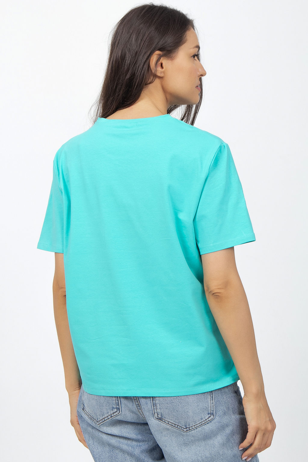 Футболка Базовая (бирюза)
