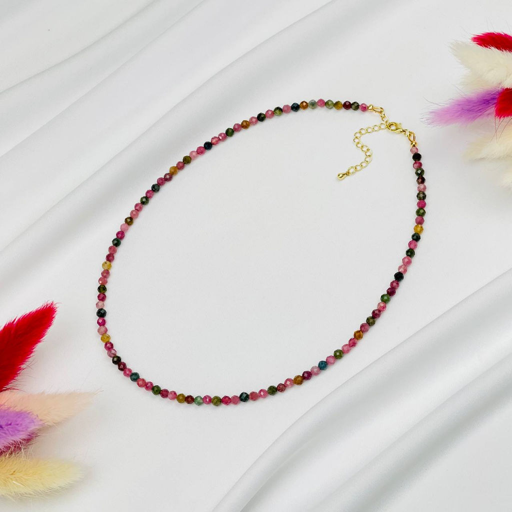 Колье из Турмалина микс 42 см +