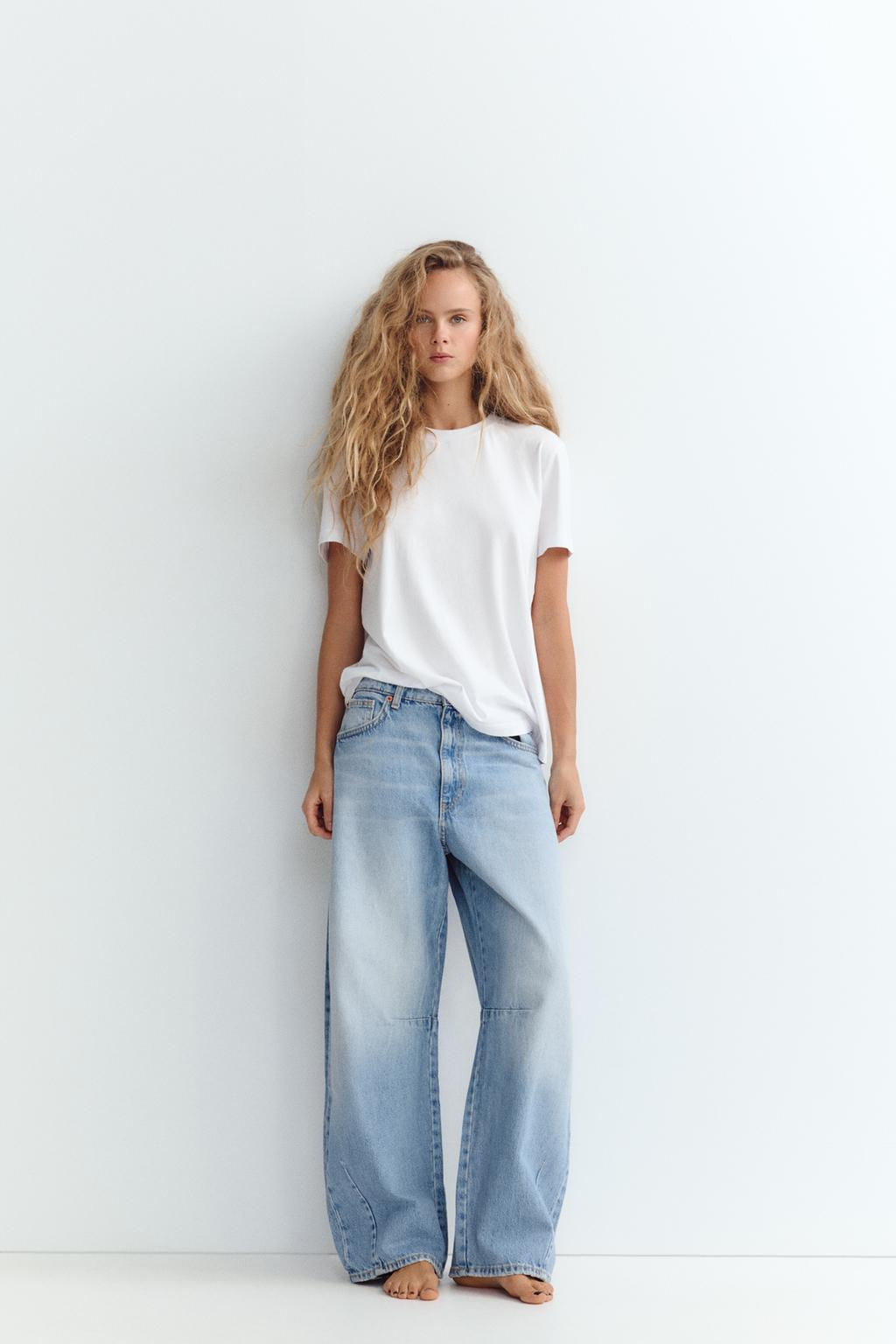 TRF BAGGY BALLOON MID-WAIST JEANS - Zara фото 23
