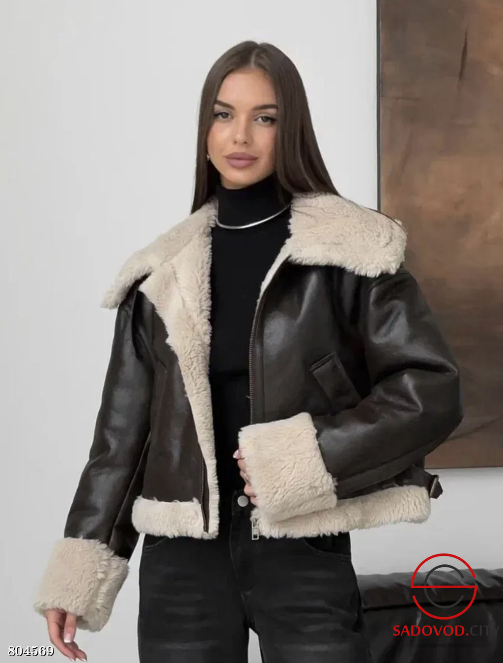 дубленка женская зимняя - Bruno фото 4