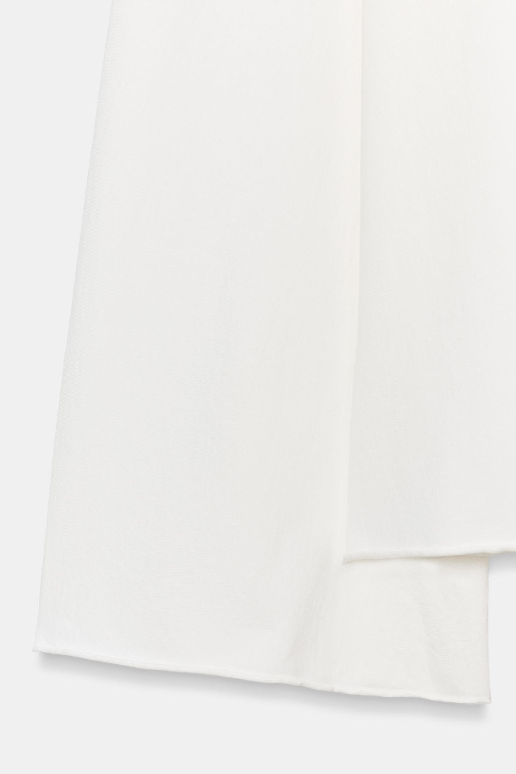 CAMISETA MANGA LARGA ALGOD?N / Blanco - Zara фото 7