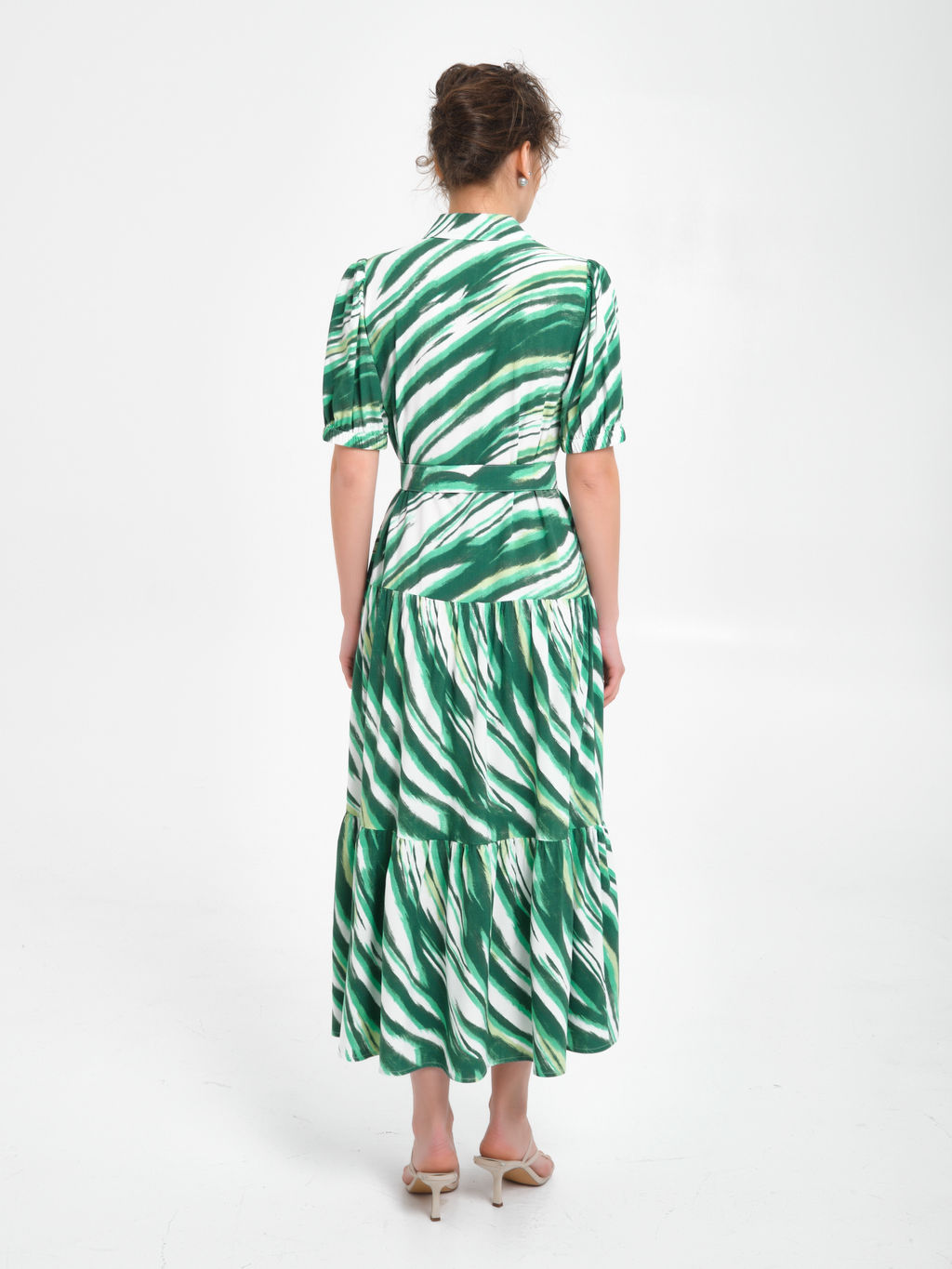 Платье ярусное из вискозы - Marchello marchellini фото 5