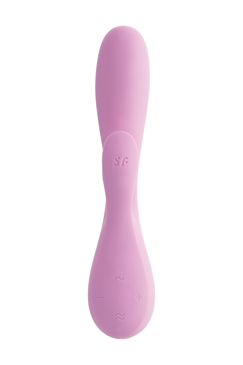 Нереалистичный вибратор Satisfyer Mono Flex, силикон, розовый, 20,4 см.