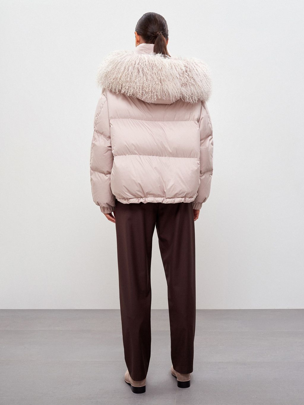 Conso/WDSF 220503 - panna cotta Пуховая Куртка  фото 4