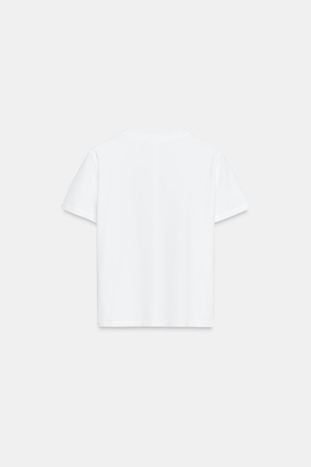 MERCERISED COTTON T-SHIRT - Zara фото 26