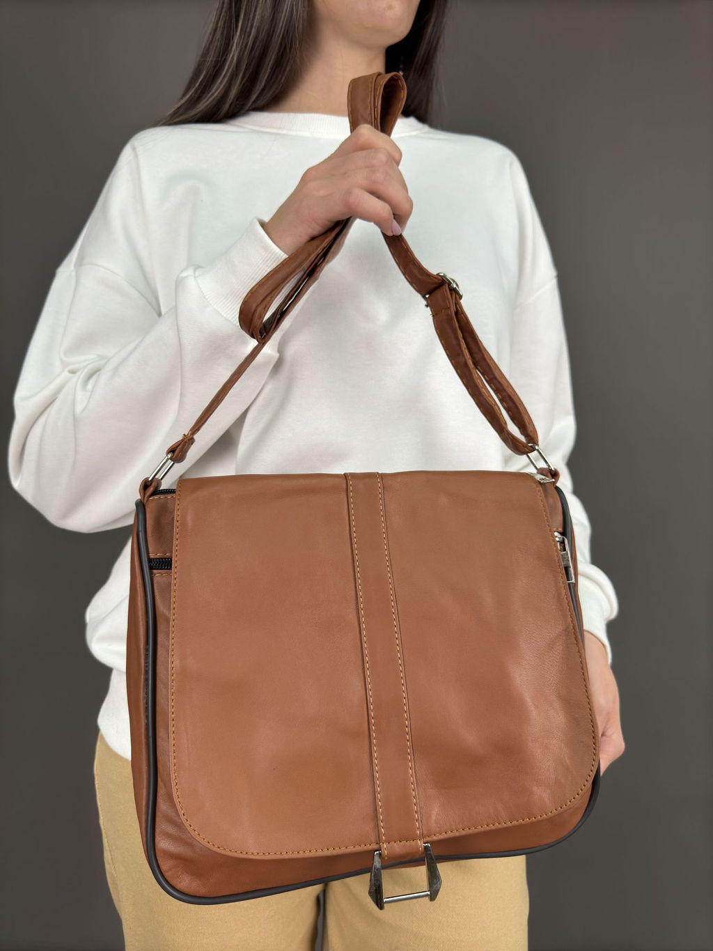 Сумка женская из телячьей кожи