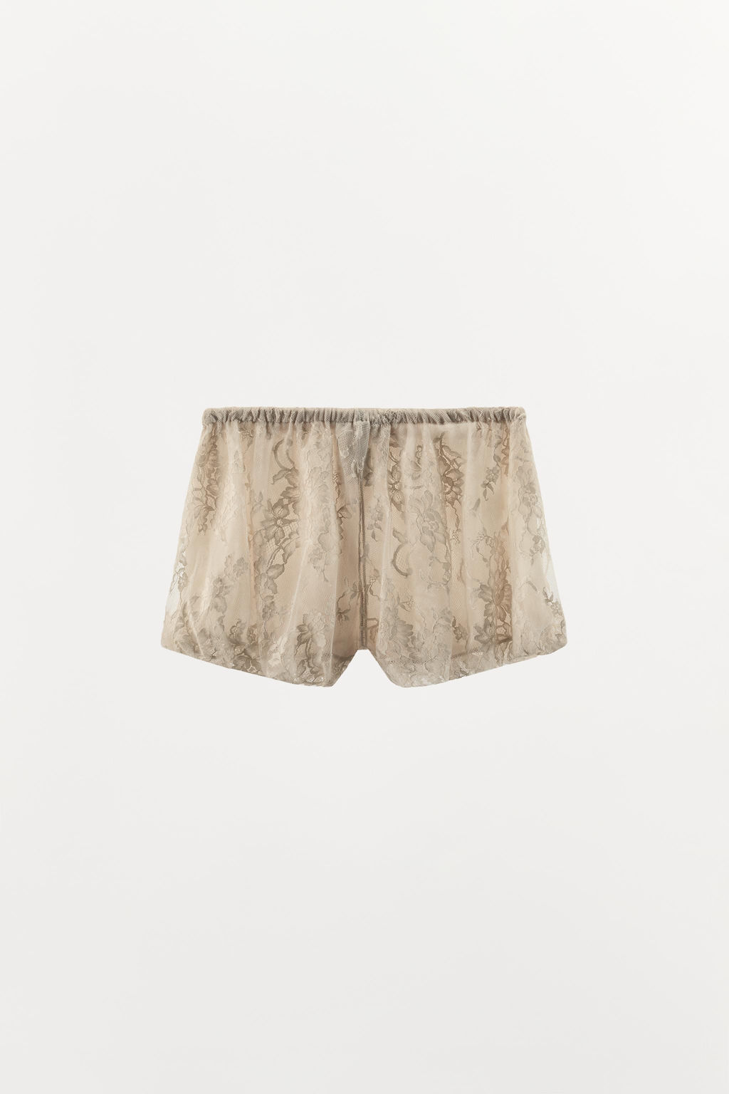 SHORTS BOMBACHO ENCAJE / Crudo - Zara фото 13