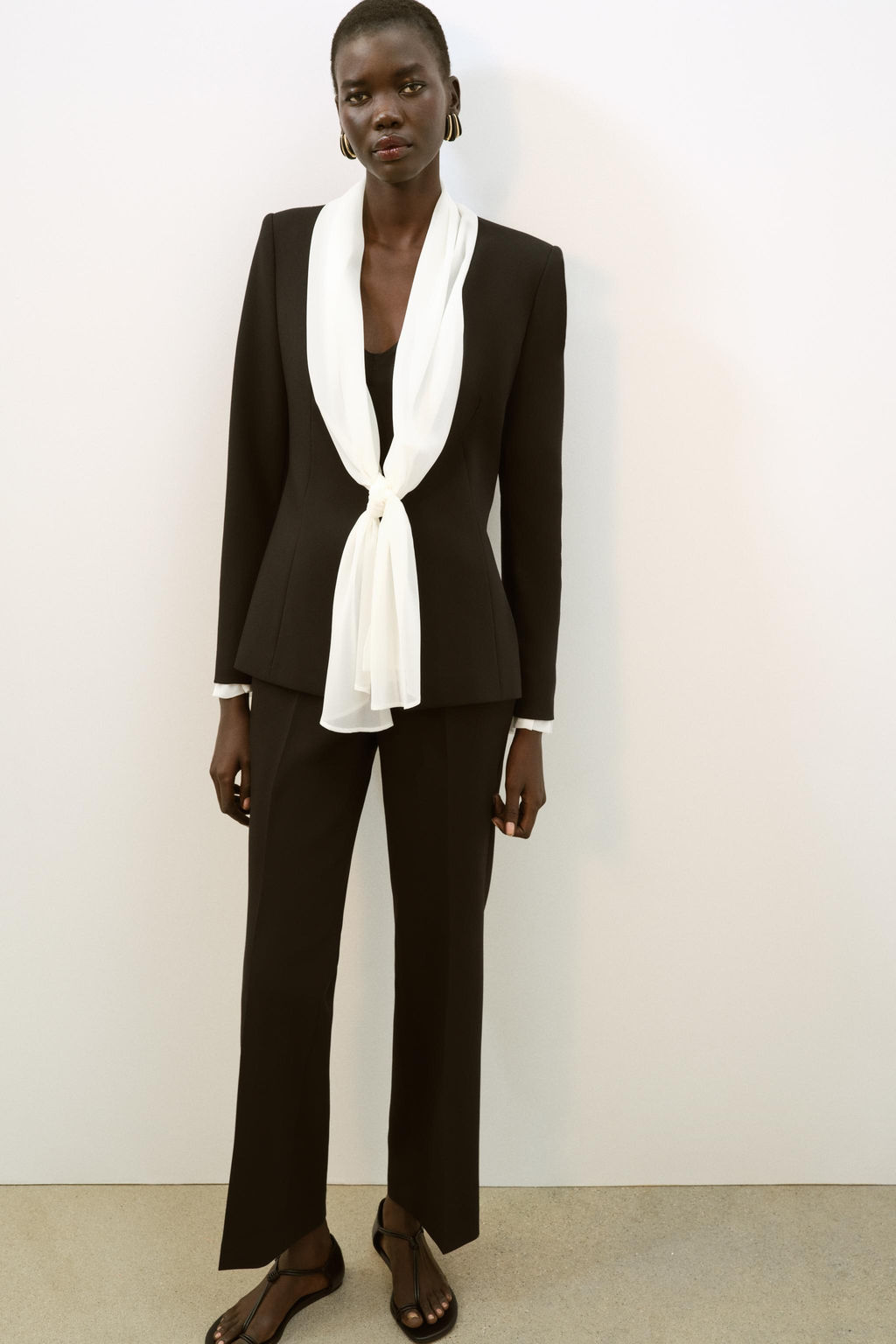 SCARF TIE BLAZER - Zara фото 19