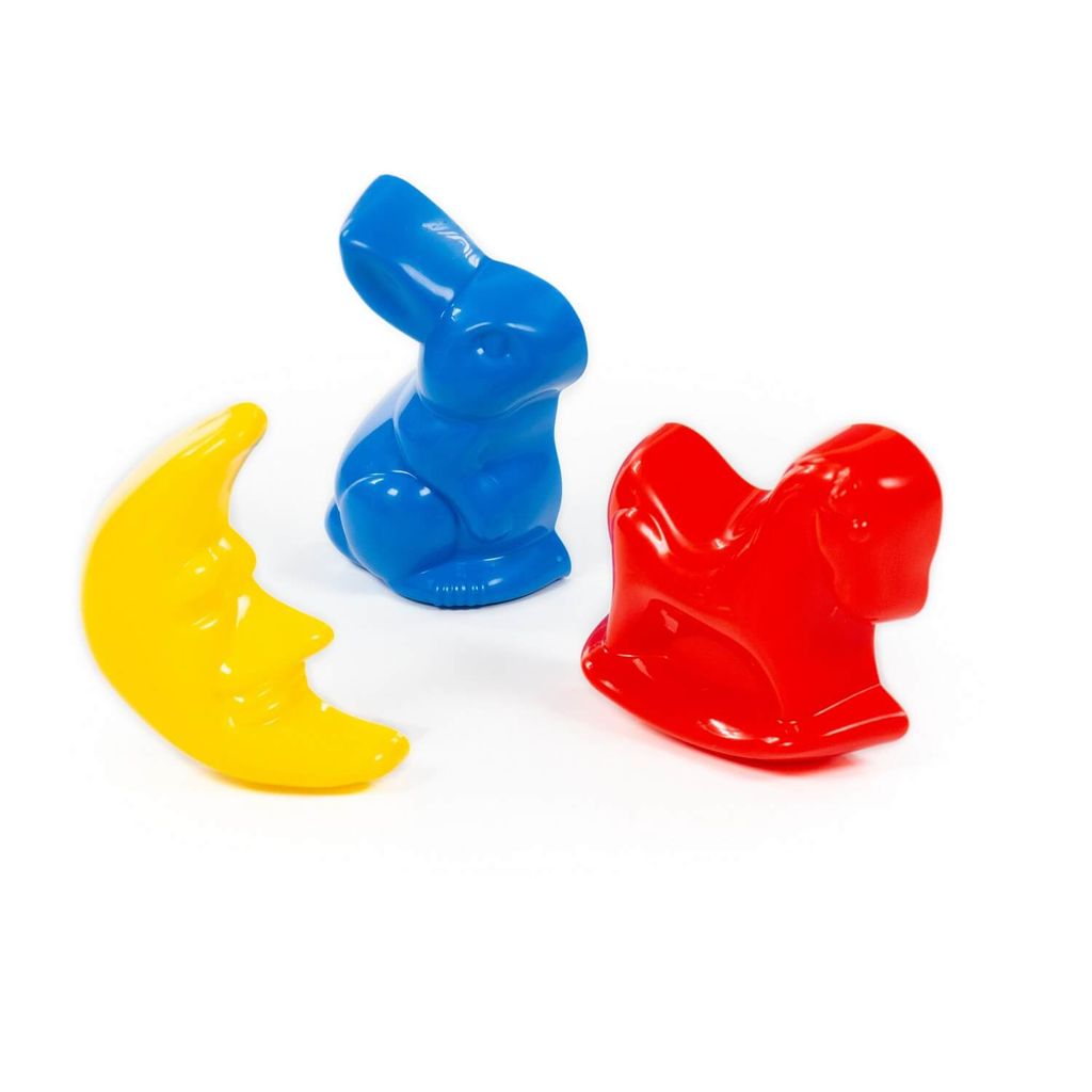 Формочки (заяц + лошадка + месяц) - Полесье фото 2