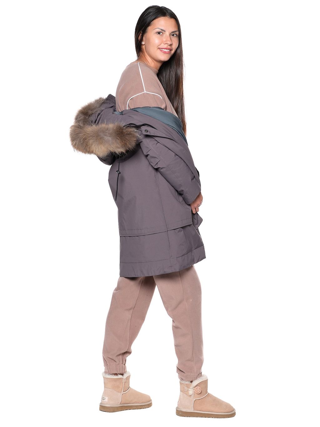 Куртка B-8809 Хаки - Snow headquarter фото 21