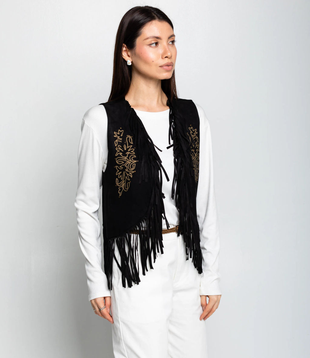 Жилет #КТ9833, чёрный