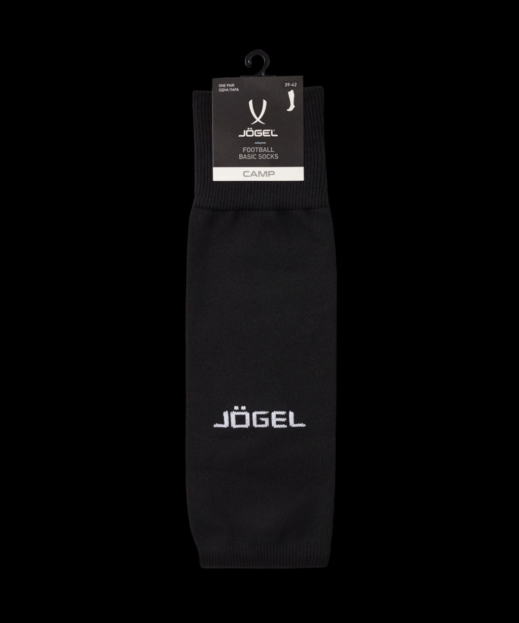 Гетры футбольные JOGEL CAMP BASIC SOCKS, черный/серый/белый