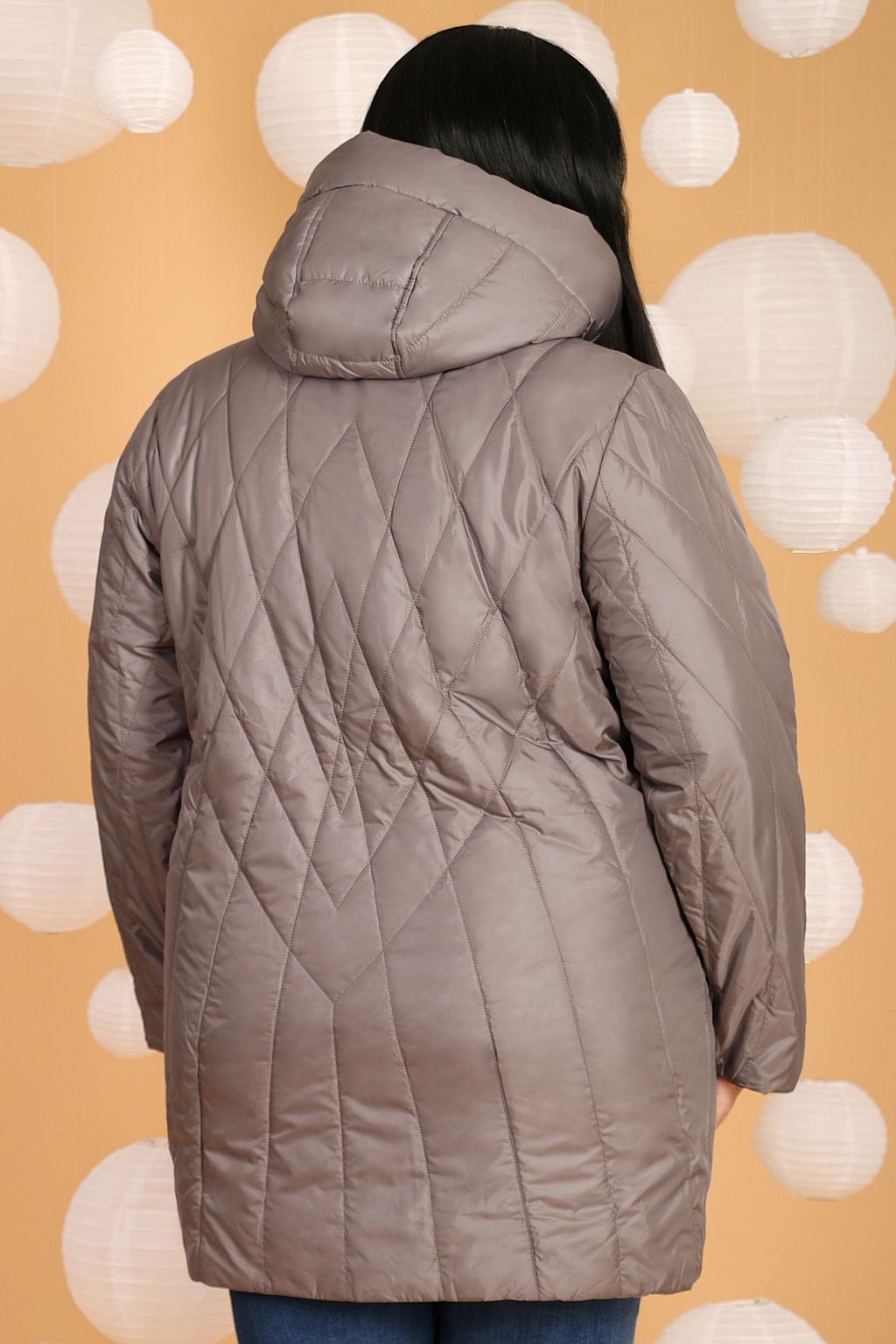 02У-53 1028.С1 Куртка с капюшоном - Almond фото 2