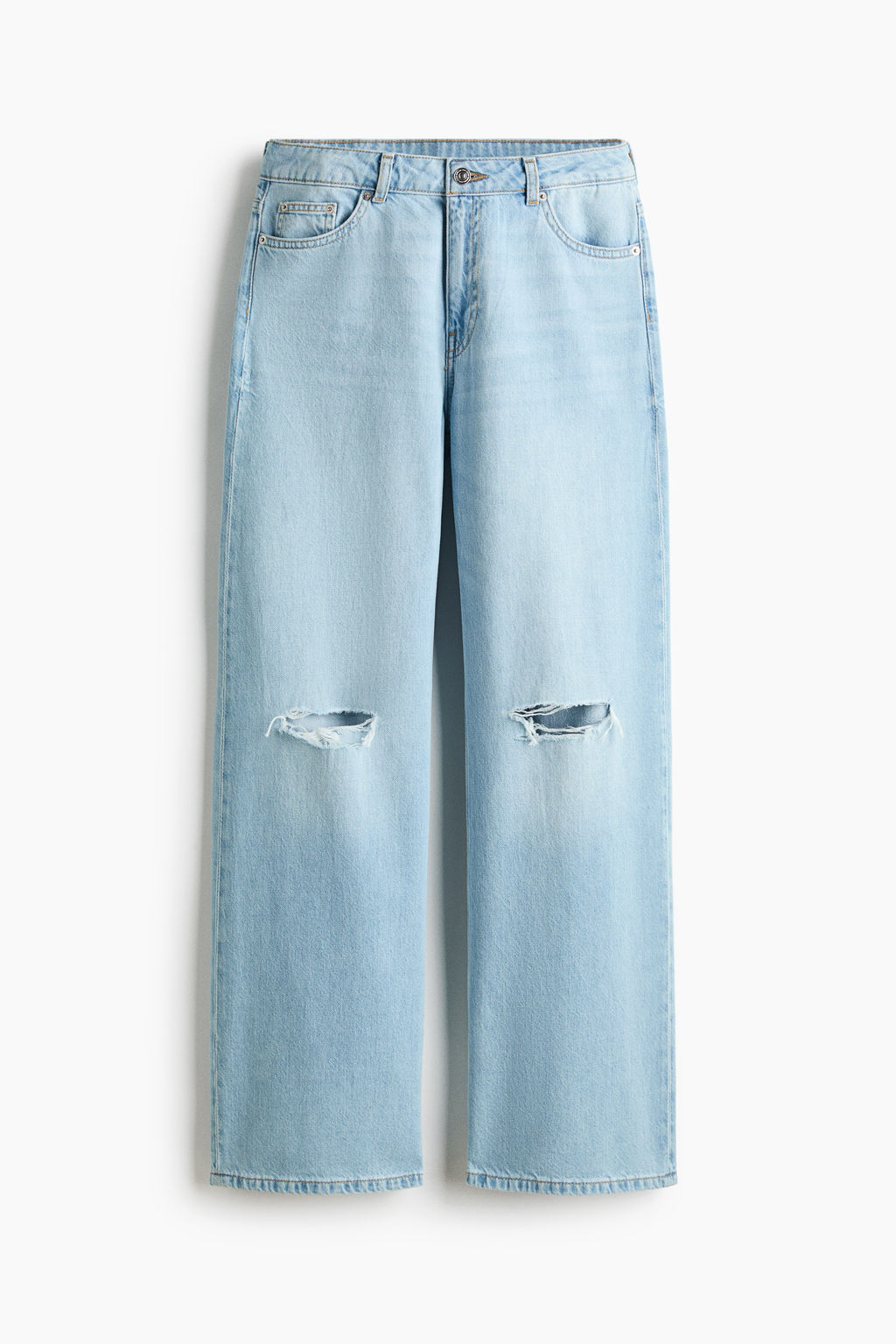 Baggy Regular Waist Jeans - H&m фото 2