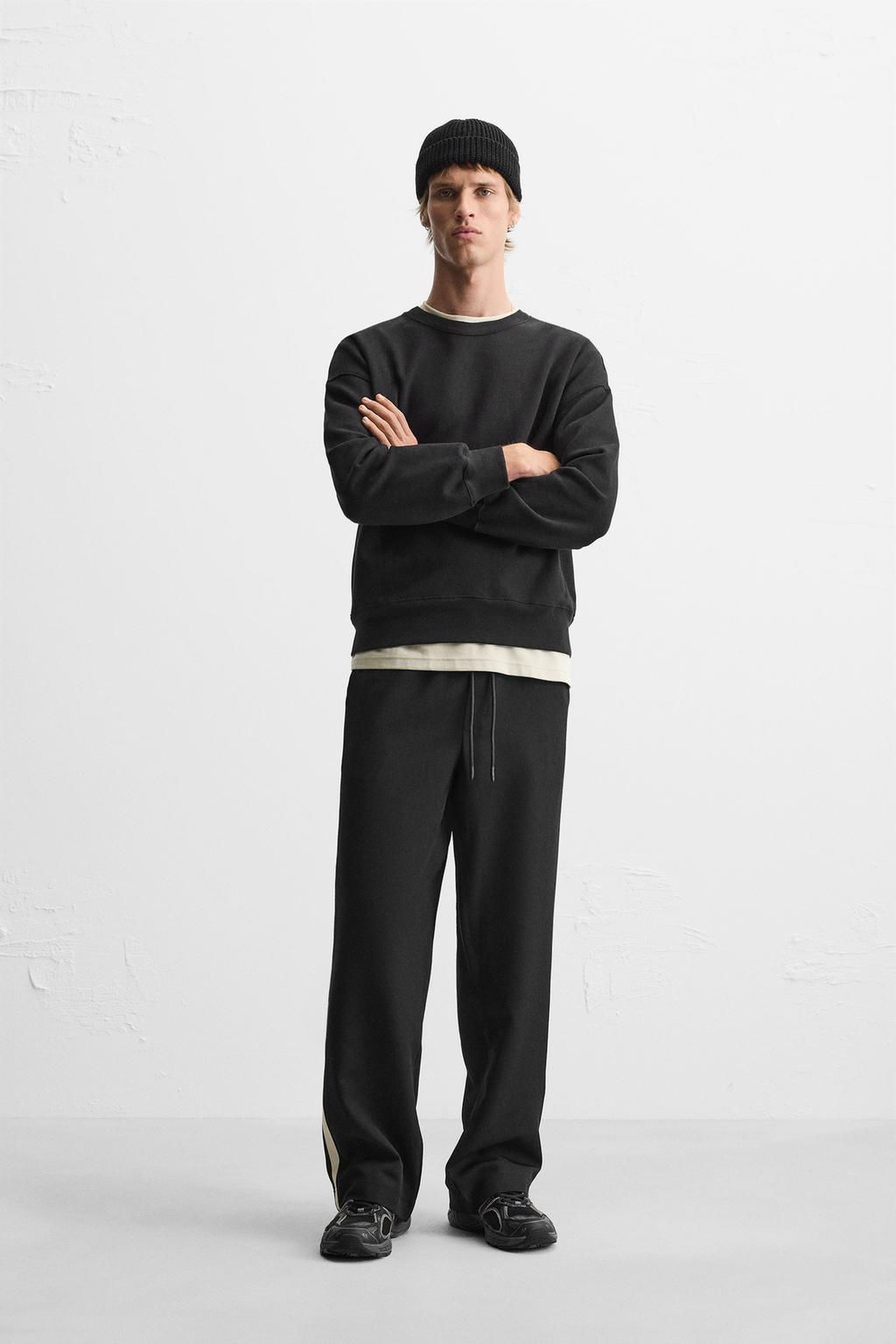 TECHNICAL TROUSERS WITH SIDE PANEL - Zara фото 4