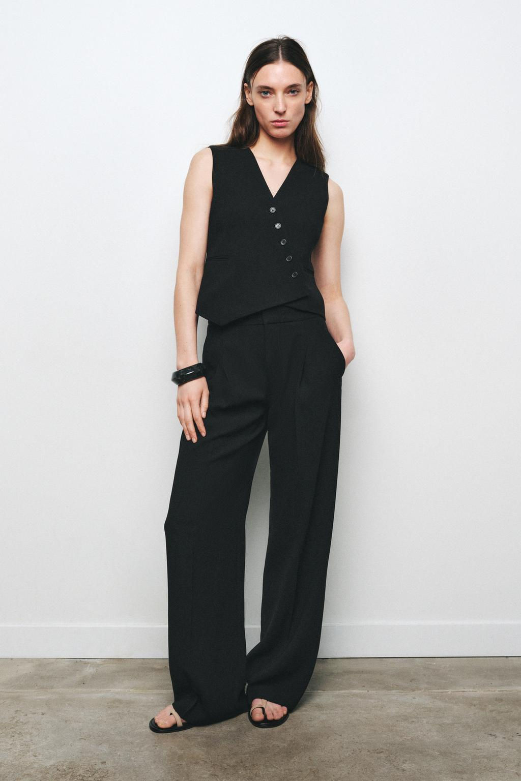 ZW COLLECTION ASYMMETRIC WAISTCOAT - Zara фото 2