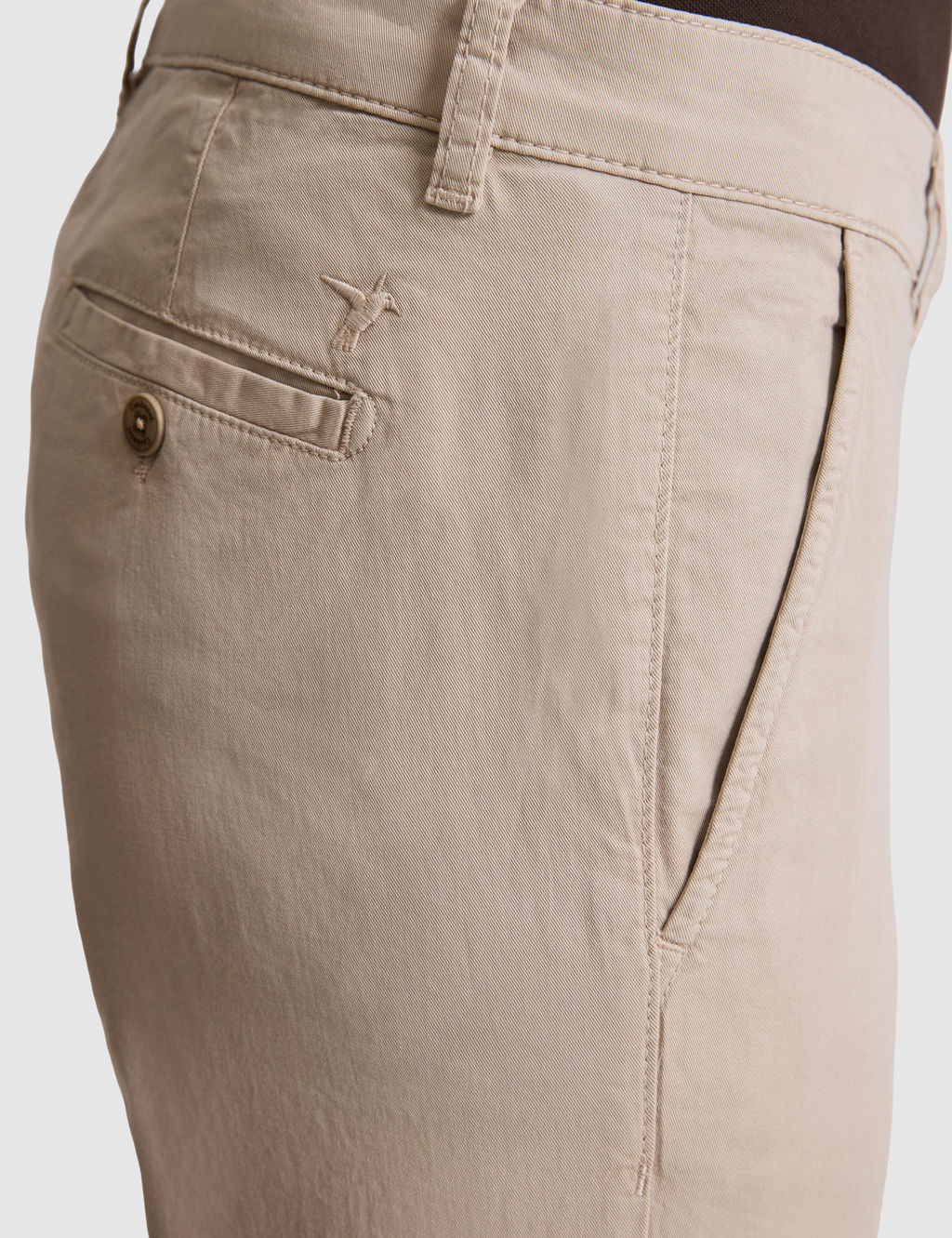 Bej Slim Fit Pamuk Kar___ml_ Kanvas Pantolon