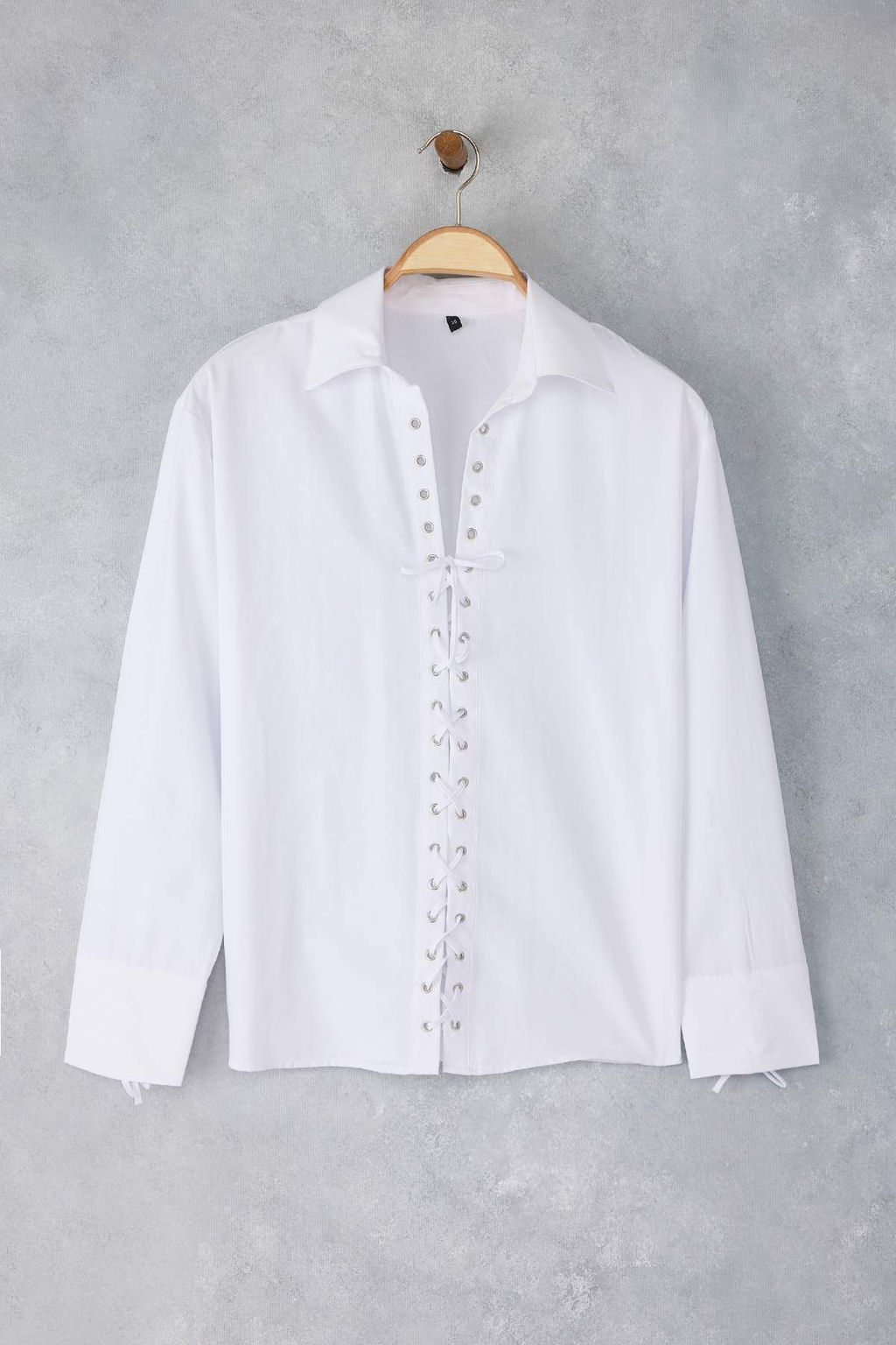 Siyah Onu Bagc?k Detayl? Oversize Gomlek TWOAW26GO00010 - Trendyolmilla фото 5