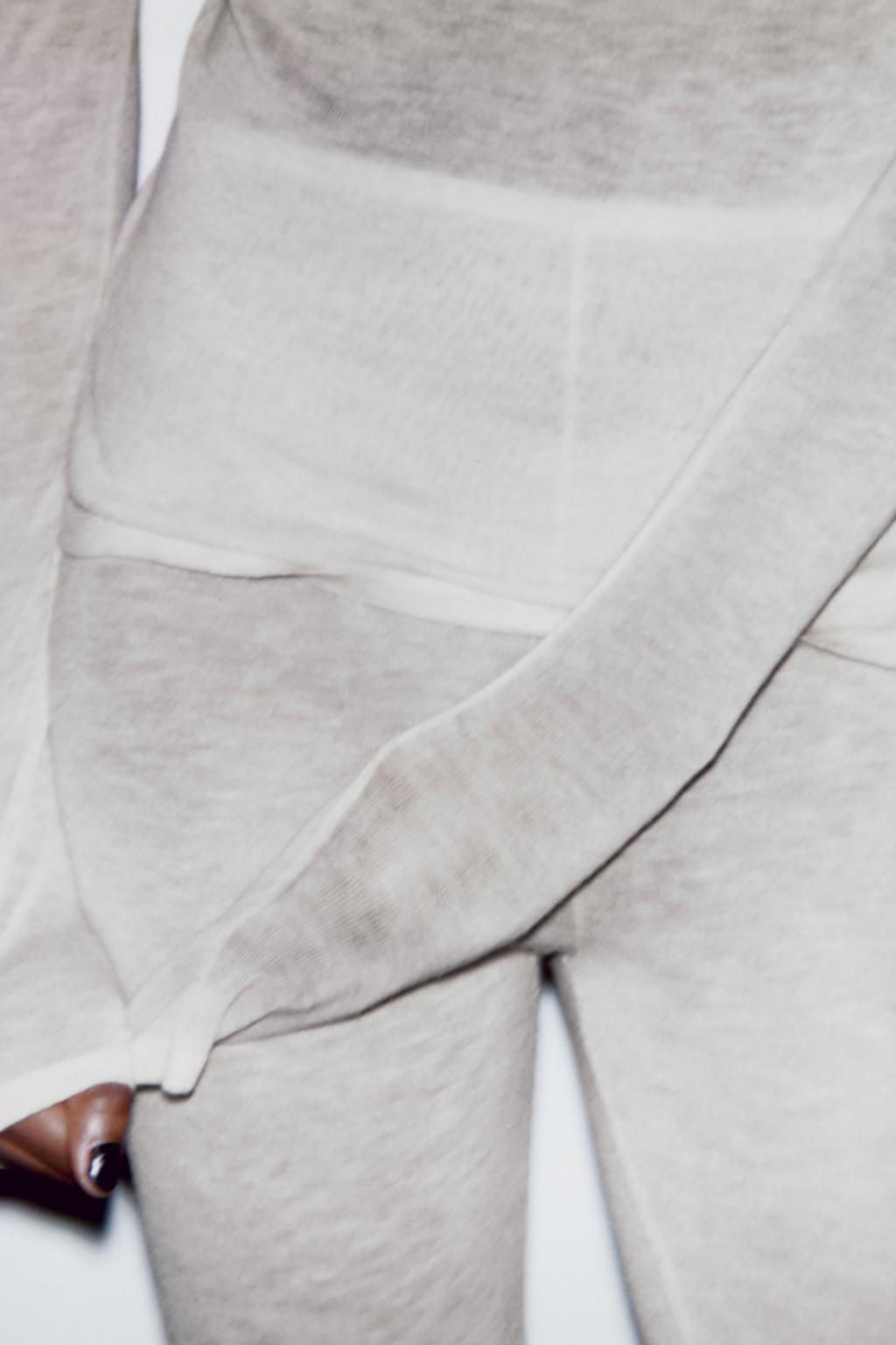 100% WOOL LEGGINGS - Zara фото 16