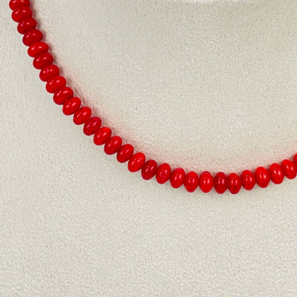 Колье из красного Коралла - Радуга самоцветов фото 2