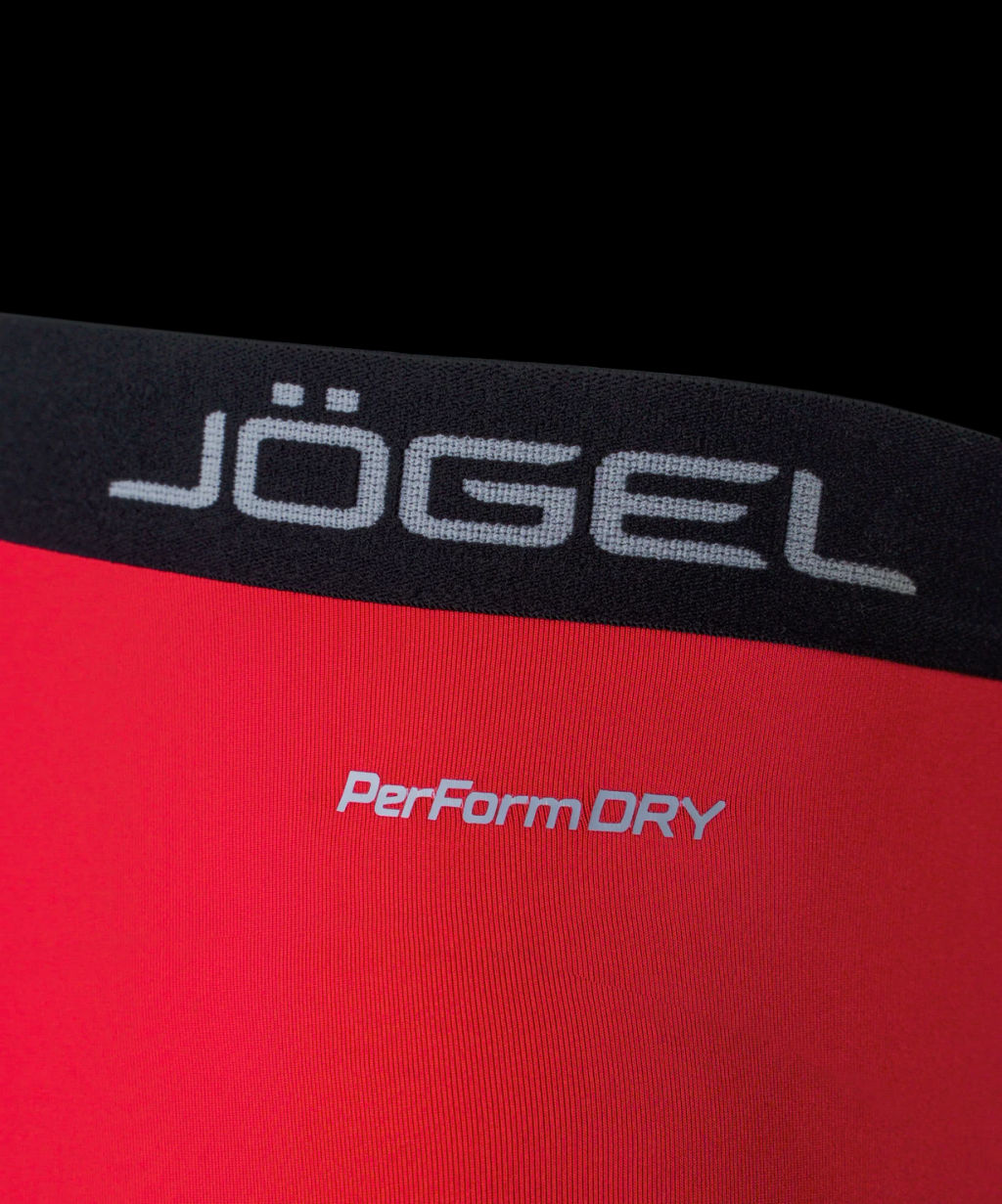 Тайтсы компрессионные JOGEL CAMP PerFormDRY Tight 3/4, красный  фото 3