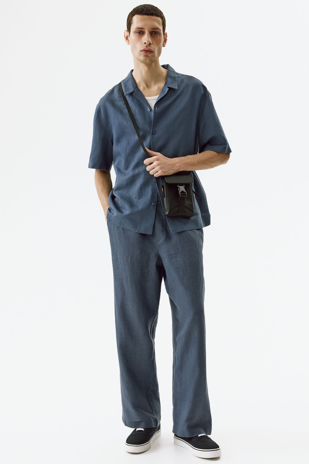 Pantal?n de lino Loose Fit - H&m фото 5