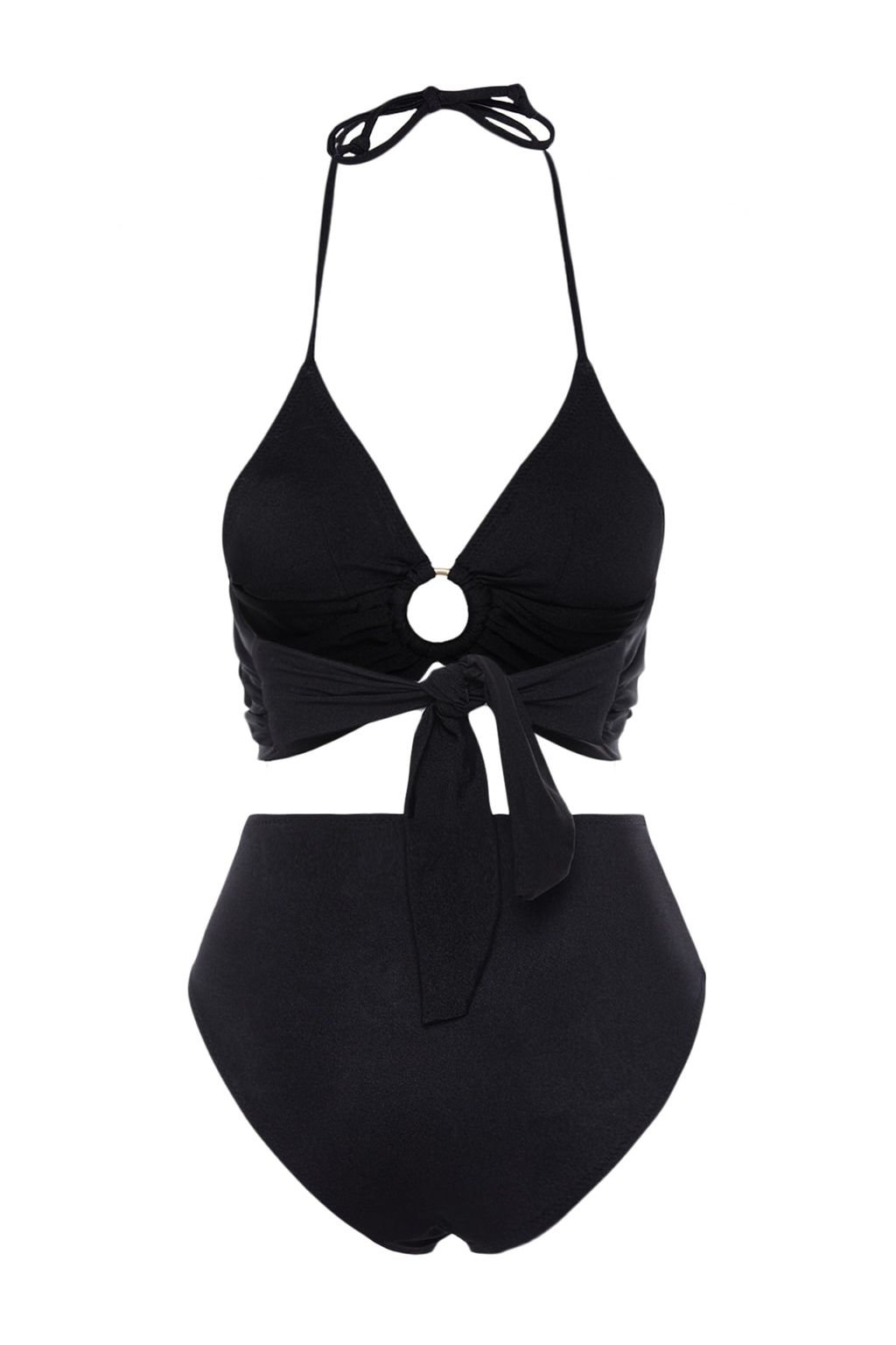 TRENDYOLMILLA Yesil Bralette Aksesuarl? Yuksek Bel Regular Bikini Tak?m? TBESS23BT00073  фото 8