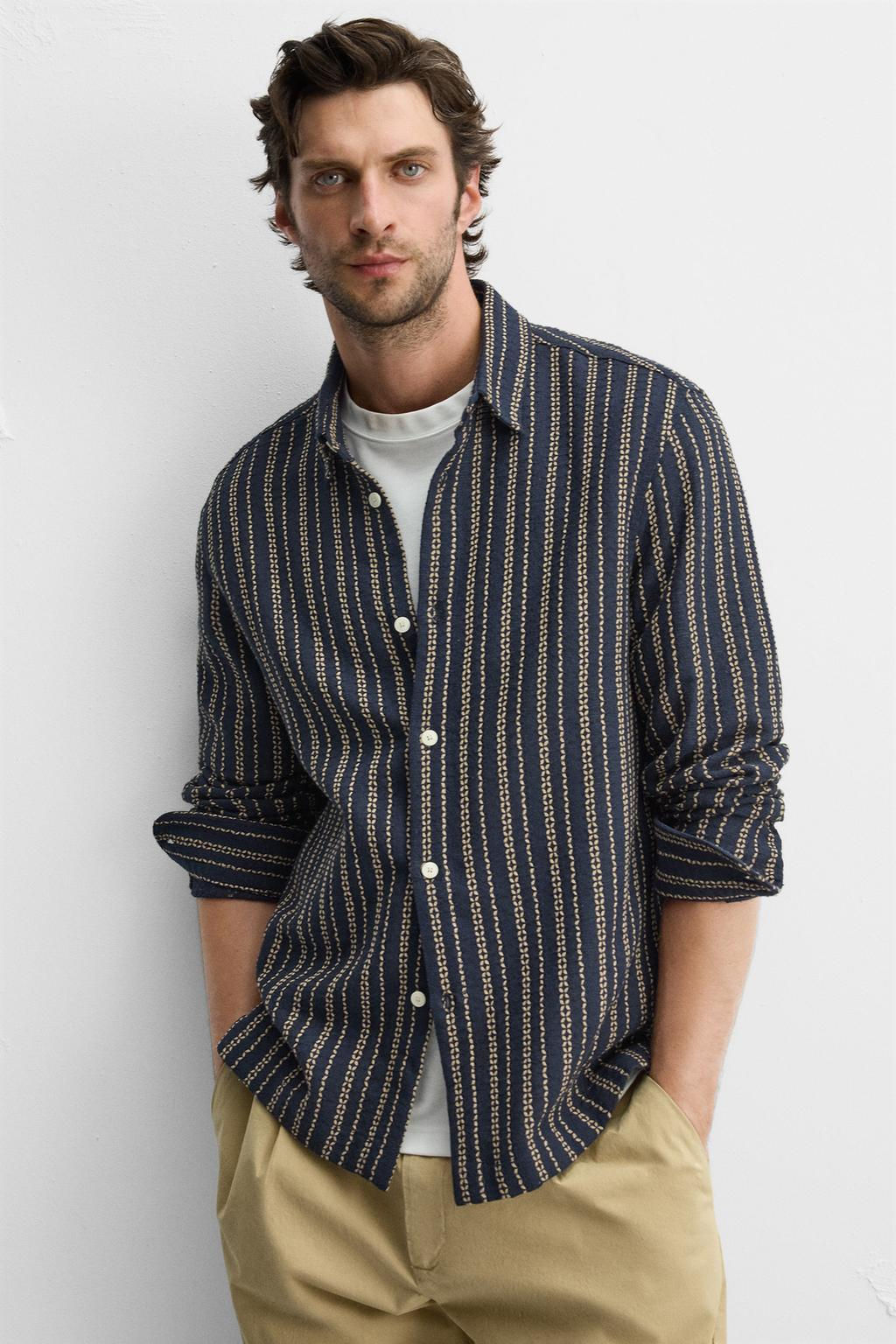 TEXTURED SHIRT - Zara фото 5