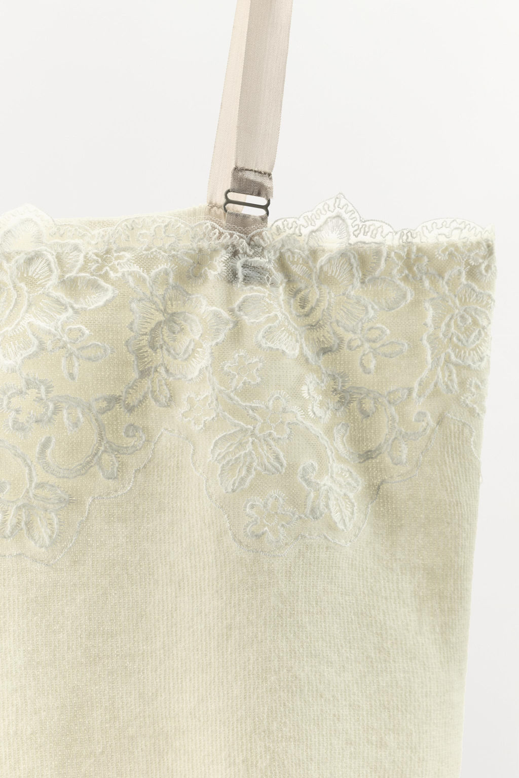 KNIT TOP WITH LACE EMBROIDERY - Zara фото 22